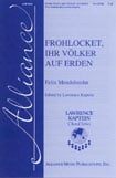Frohlocket Ihr Volker auf Erden SSAATTBB choral sheet music cover